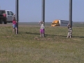 kids by highway