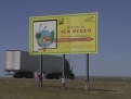 Kids at NM state sign